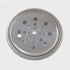 5094 - Grelha redonda de 15cm com fecho e caixilho