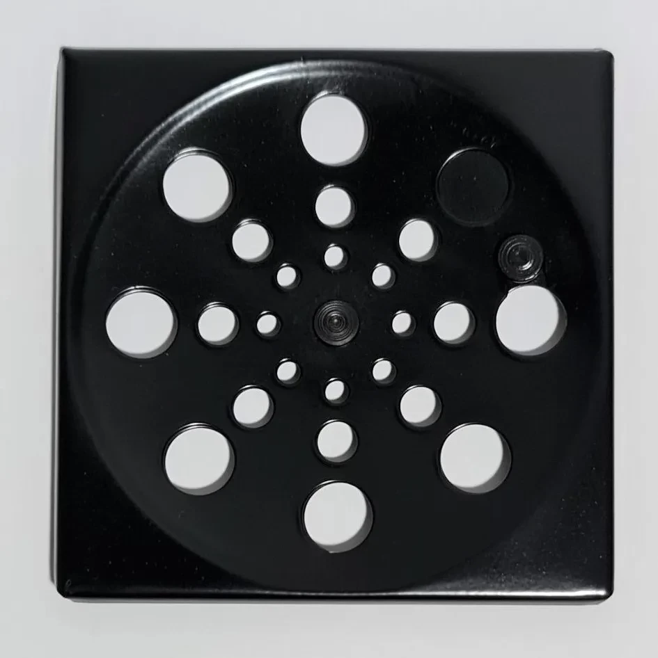 8032- GRELHA QUADRADA DE 10CM COM FECHO BLACK