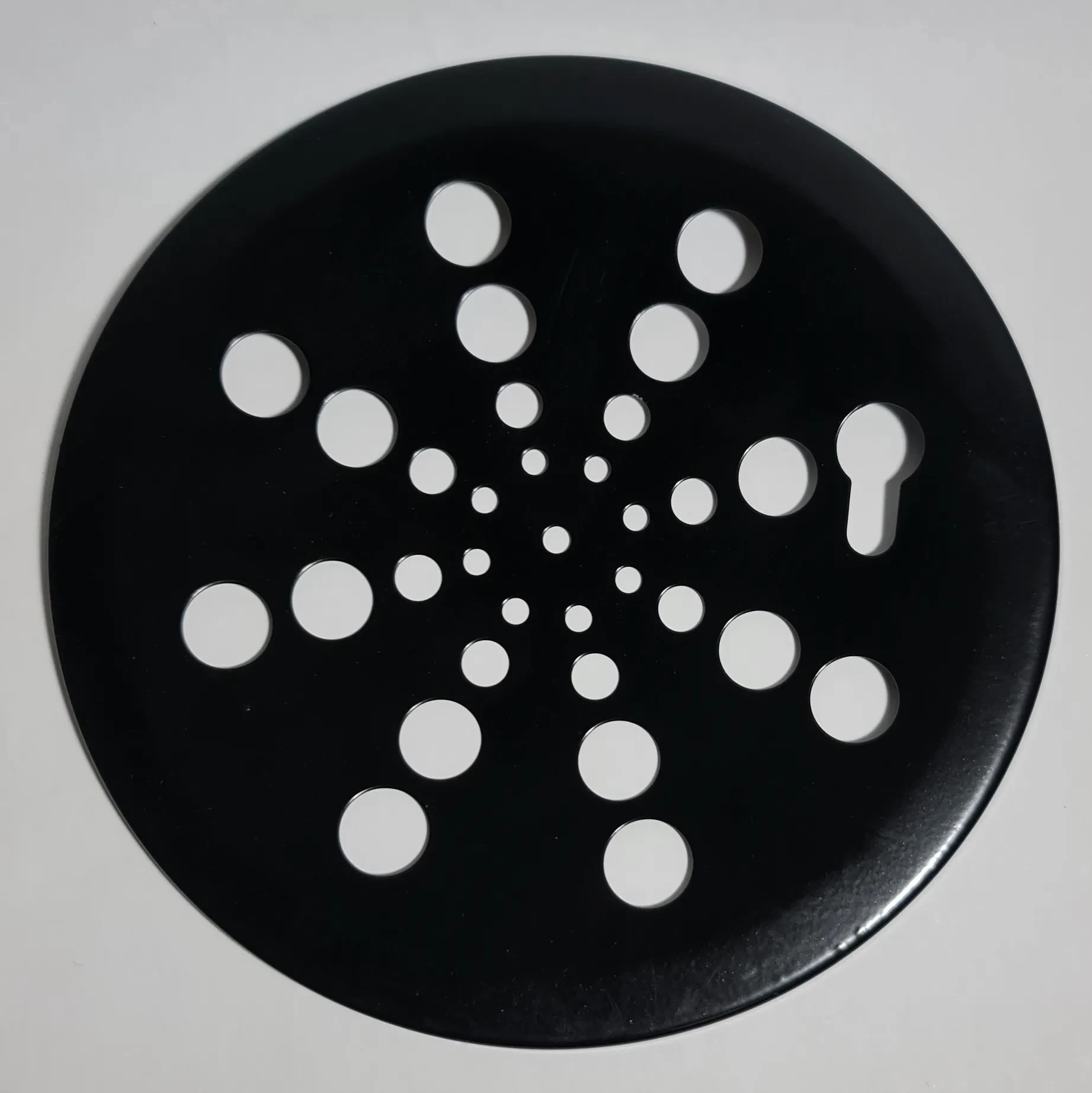 8070- GRELHA REDONDA DE 15CM SIMPLES BLACK