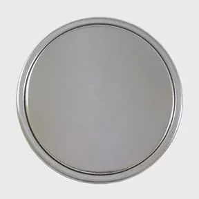 90570- Grelha Redonda de 10 cm cega com caixilho